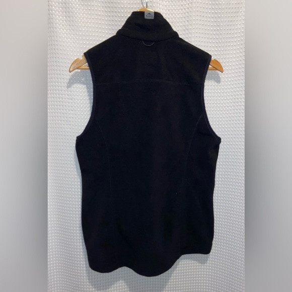 WOMEN'S WILLOWBEACH ROOTS73 black micro fleece VEST size medium NWT - Picture 8 of 11